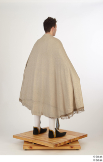   Photos Man in Historical Civilian suit 11 16th century Historical Clothing a poses cloak whole body 0005.jpg